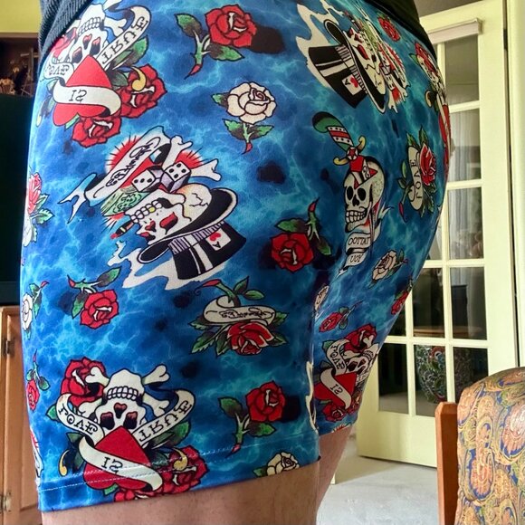 Brand New ED HARDY Multi-Color TATTOO Performance BOXER BRIEFS Size M - Picture 15 of 15